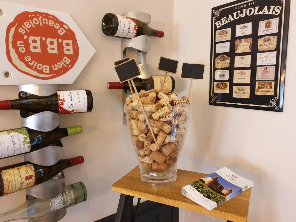 Le Relais Des Dix Crus - Logis Hotel B&B Corcelles-en-Beaujolais Екстериор снимка