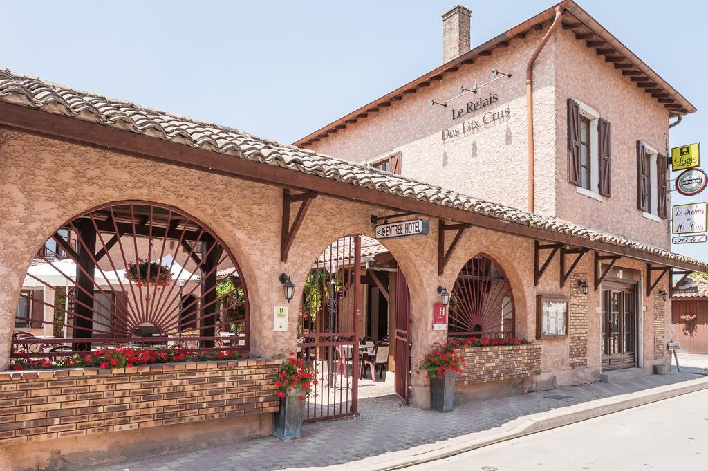 Le Relais Des Dix Crus - Logis Hotel B&B Corcelles-en-Beaujolais Екстериор снимка