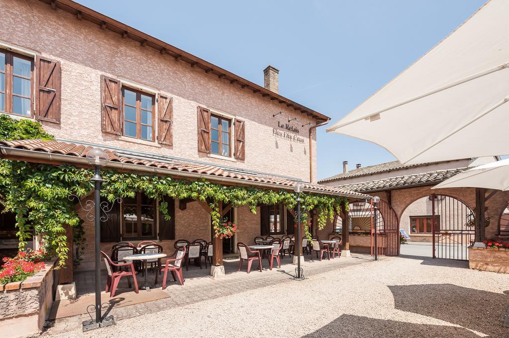 Le Relais Des Dix Crus - Logis Hotel B&B Corcelles-en-Beaujolais Екстериор снимка